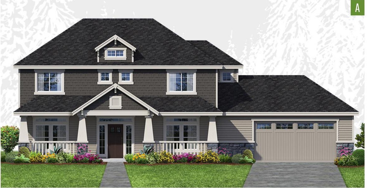 Exterior elevation of Home Plans NW Plan 2552
