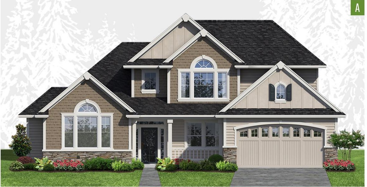 Exterior elevation of Home Plans NW Plan 2606
