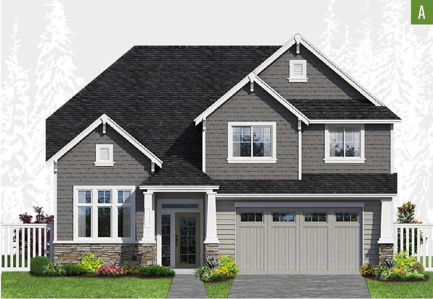 Exterior elevation of Home Plans NW Plan 2610