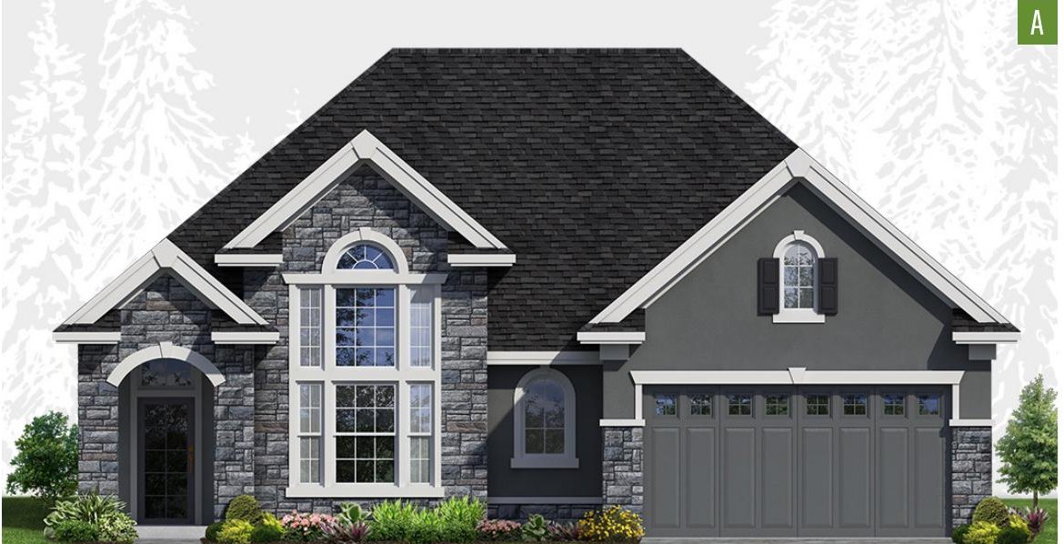 Exterior elevation of Home Plans NW Plan 2615-A