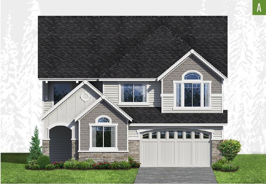 Exterior elevation of Home Plans NW Plan 2635