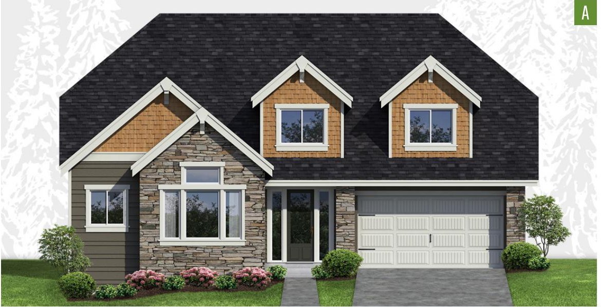 Exterior elevation of Home Plans NW Plan 2636-A