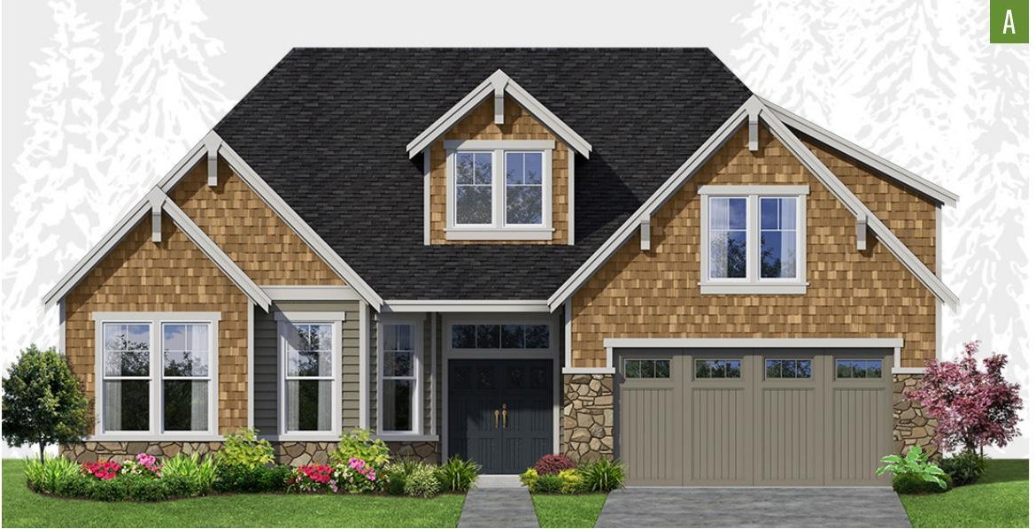 Exterior elevation of Home Plans NW Plan 2638-A
