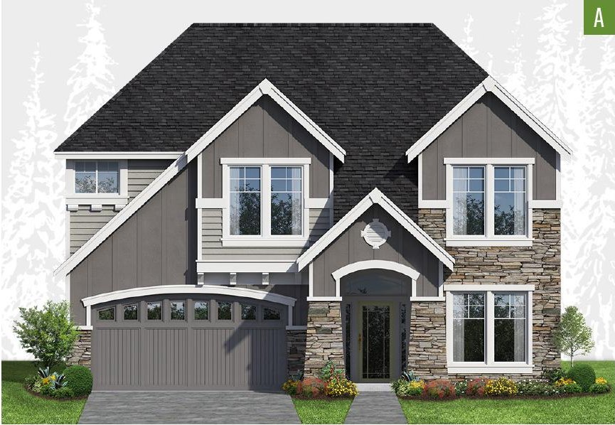 Exterior elevation of Home Plans NW Plan 2638