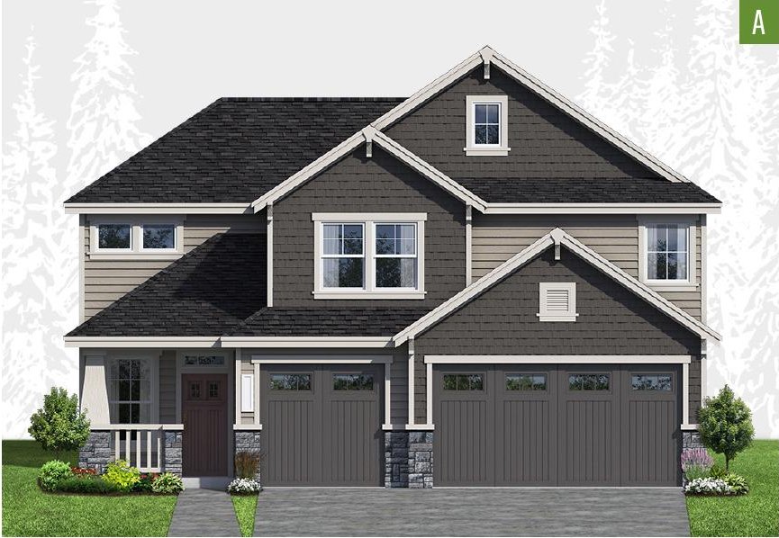 Exterior elevation of Home Plans NW Plan 2651-1