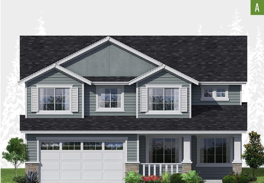 Exterior elevation of Home Plans NW Plan 2660