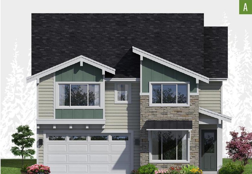 Exterior elevation of Home Plans NW Plan 2672