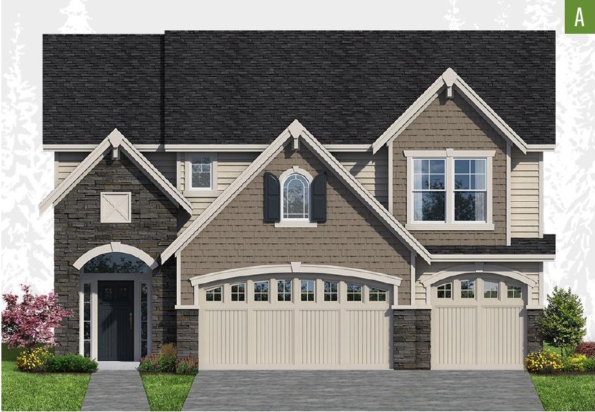 Exterior elevation of Home Plans NW Plan 2692