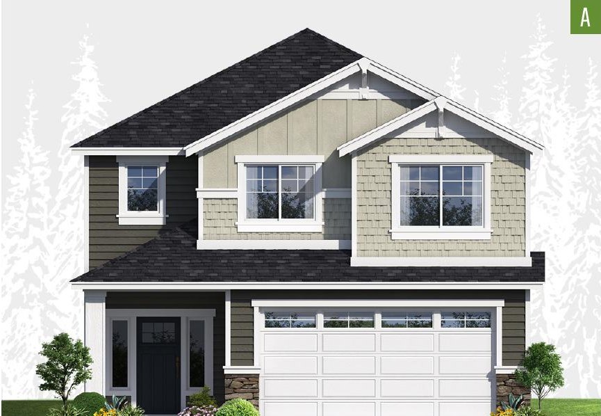 Exterior elevation of Home Plans NW Plan 2702