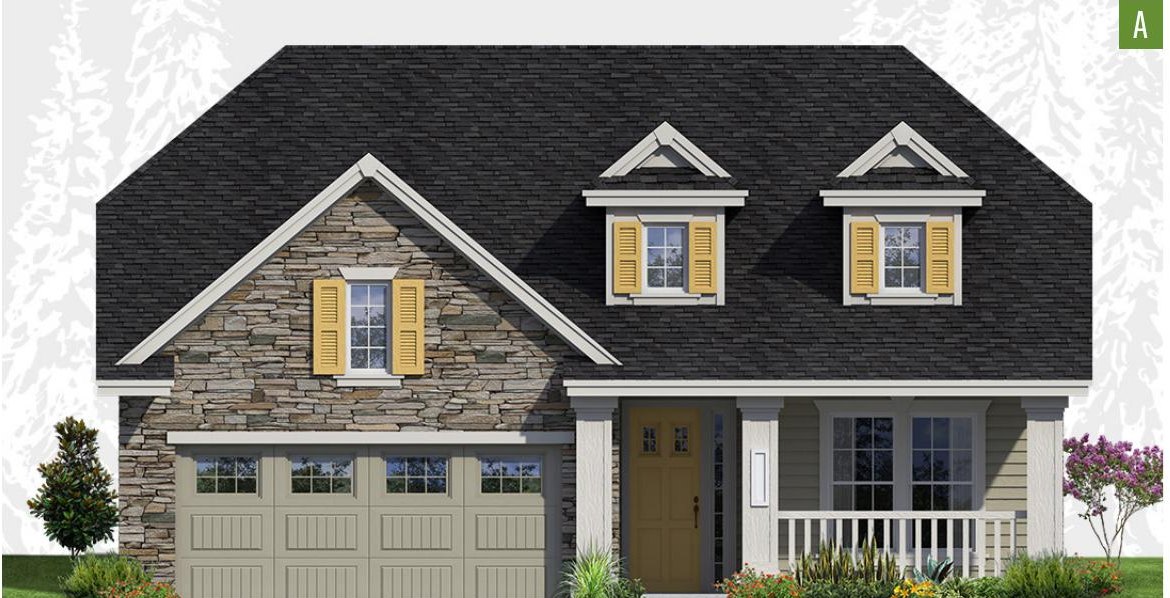 Exterior elevation of Home Plans NW Plan 2722-A
