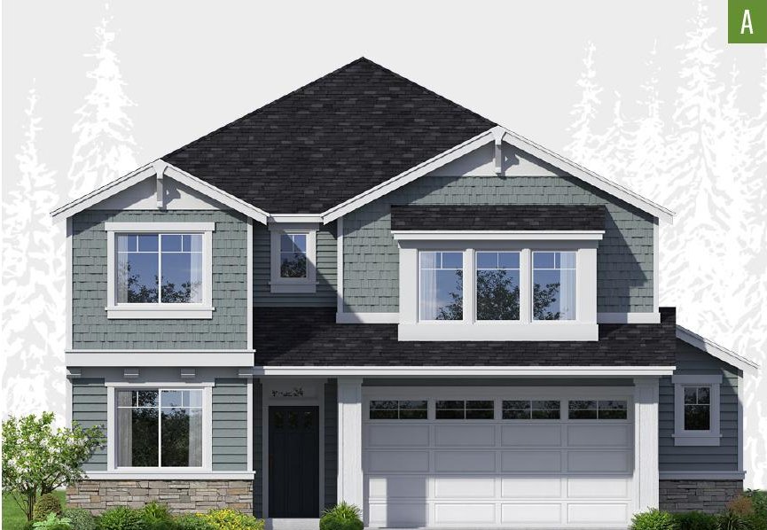 Exterior elevation of Home Plans NW Plan 2738