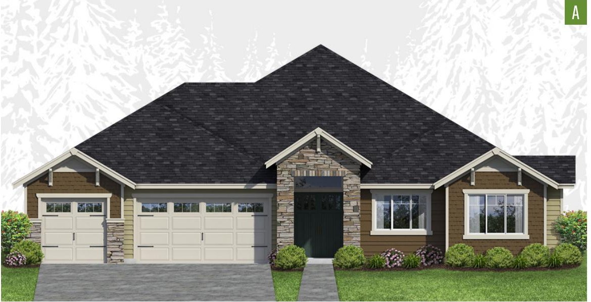Exterior elevation of Home Plans NW Plan 2748-A