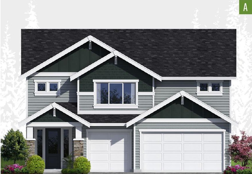 Exterior elevation of Home Plans NW Plan 2784