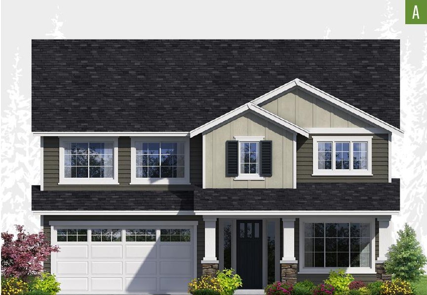 Exterior elevation of Home Plans NW Plan 2802