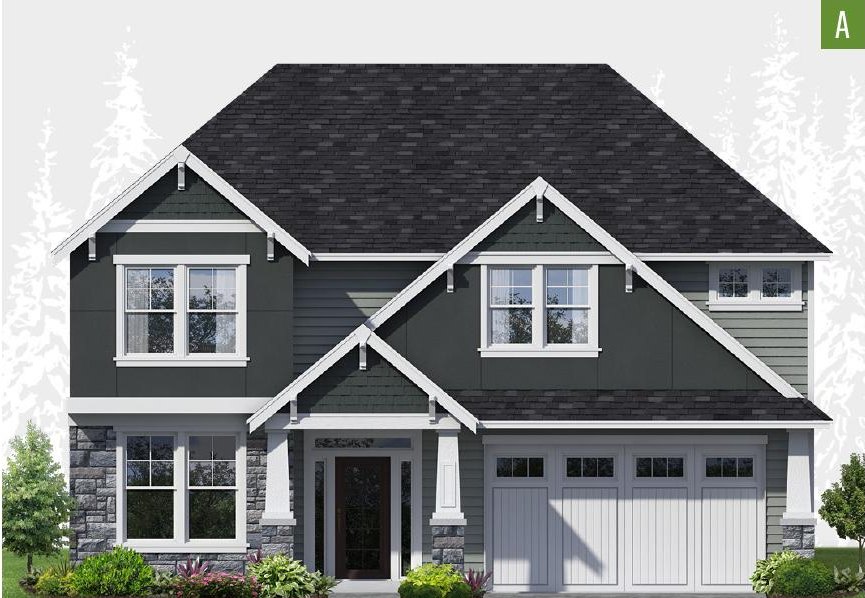 Exterior elevation of Home Plans NW Plan 2822