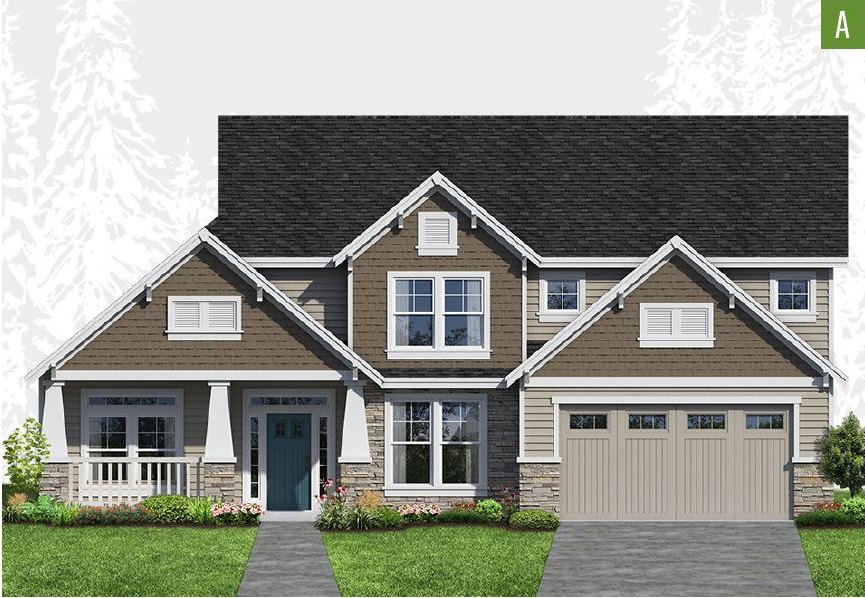 Exterior elevation of Home Plans NW Plan 2837