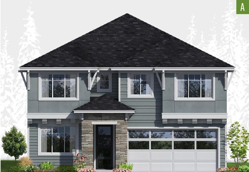 Exterior elevation of Home Plans NW Plan 2840