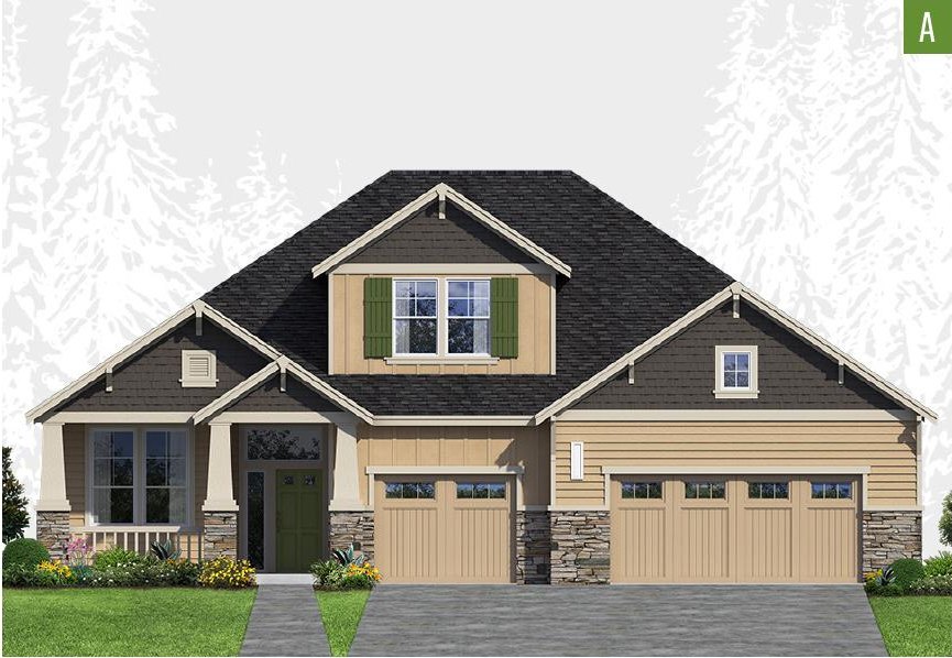 Exterior elevation of Home Plans NW Plan 2855-AB