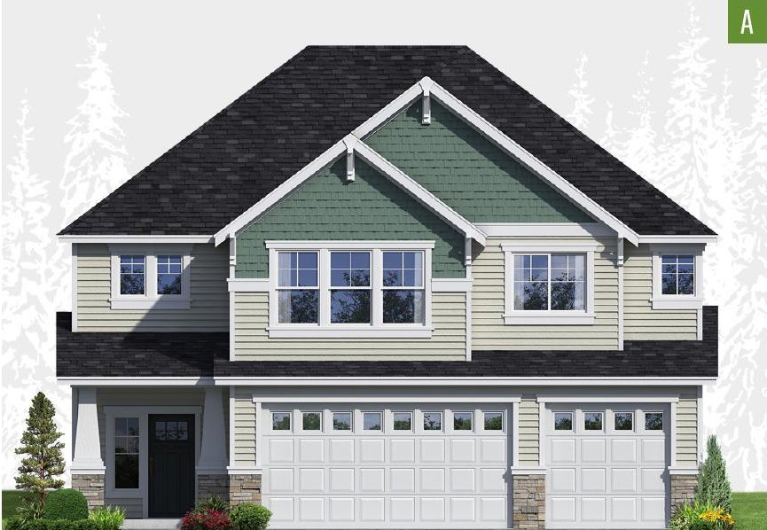 Exterior elevation of Home Plans NW Plan 2866