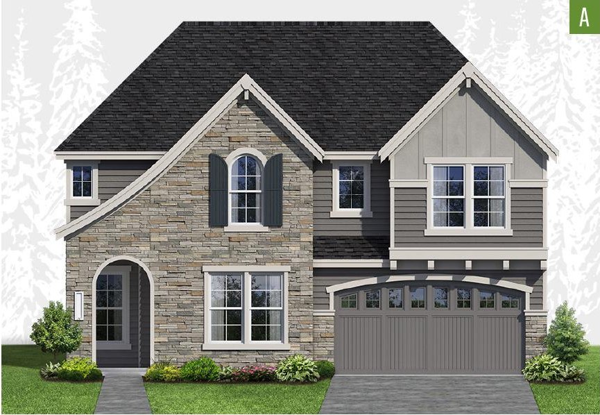 Exterior elevation of Home Plans NW Plan 2874-1