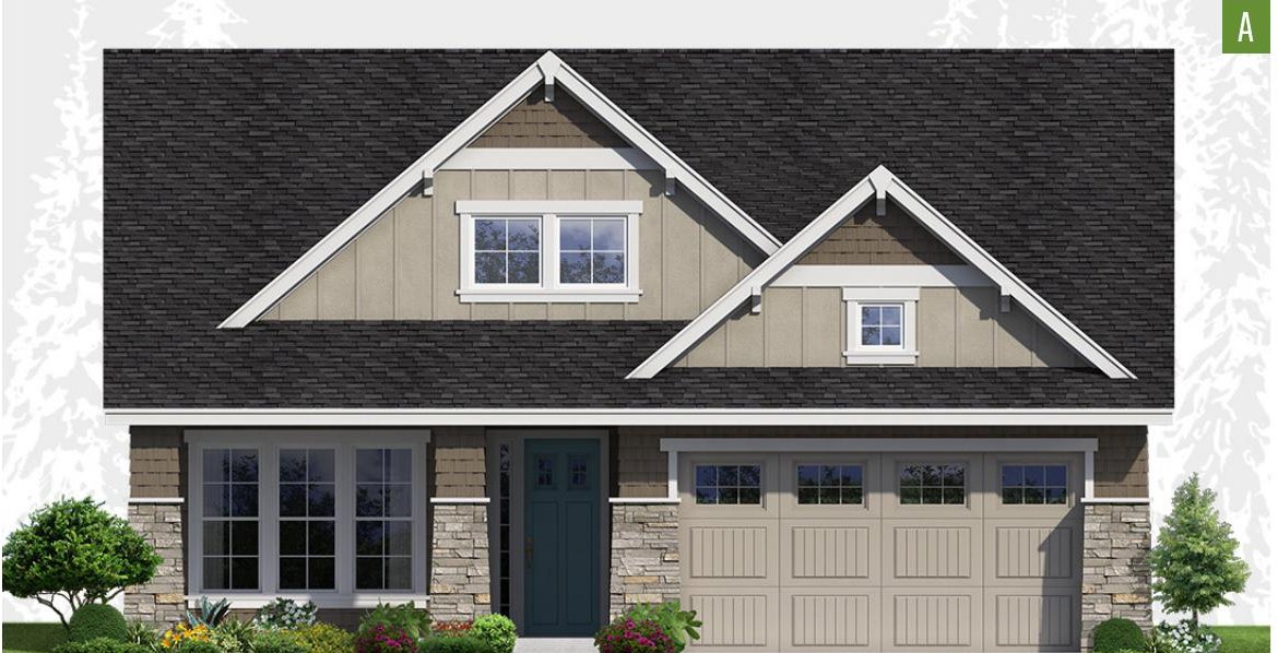 Exterior elevation of Home Plans NW Plan 2878-A