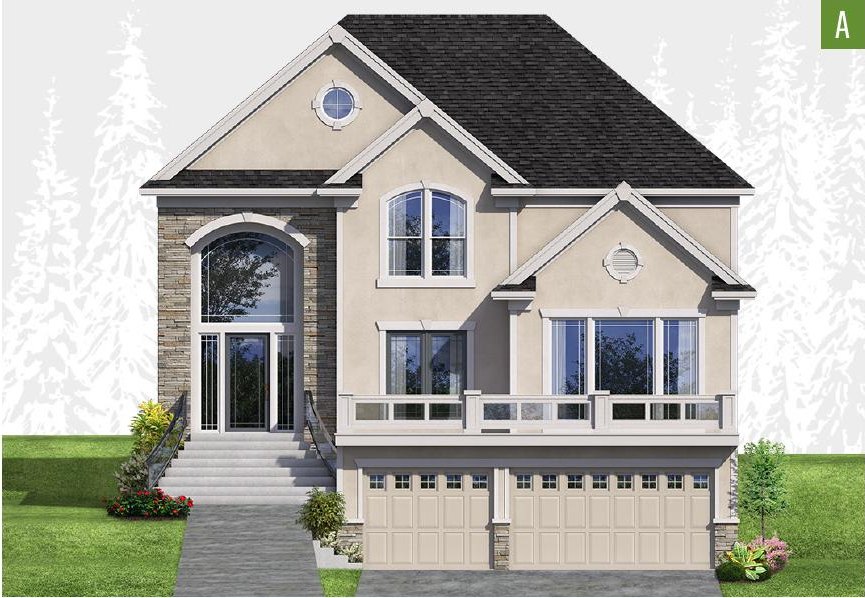 Exterior elevation of Home Plans NW Plan 2879-A