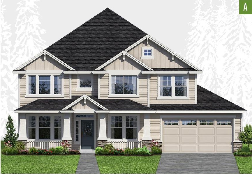 Exterior elevation of Home Plans NW Plan 2895