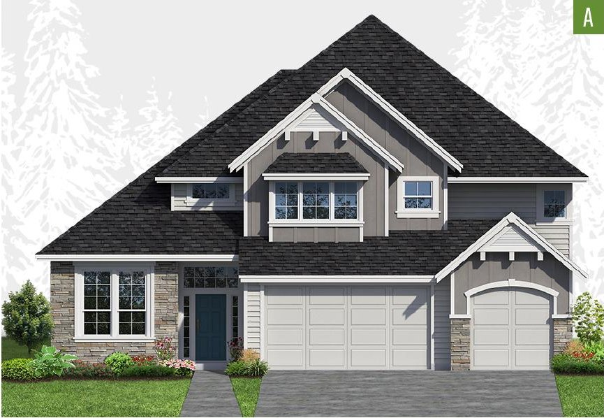 Exterior elevation of Home Plans NW Plan 2912