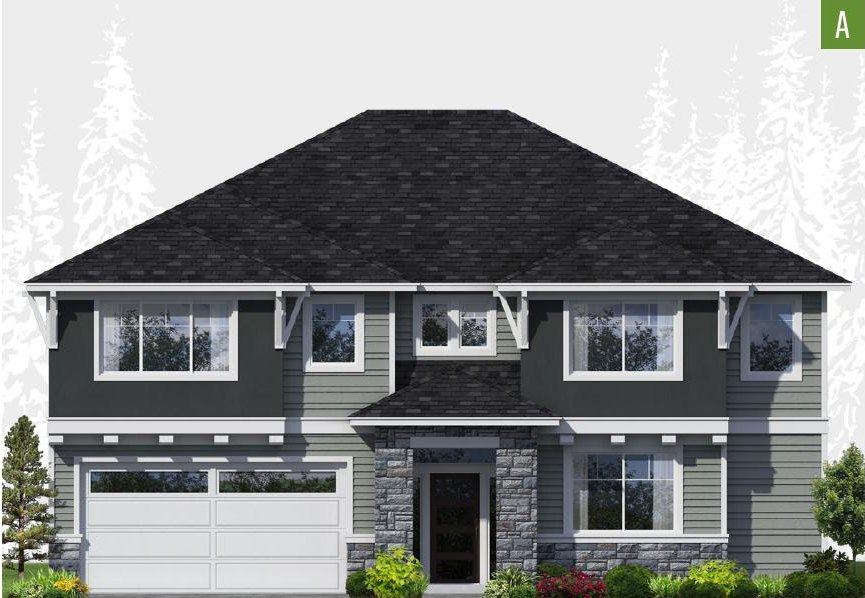 Exterior elevation of Home Plans NW Plan 2916