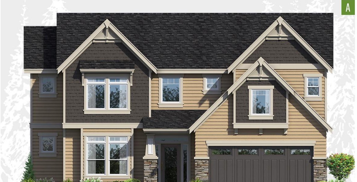 Exterior elevation of Home Plans NW Plan 2928-A