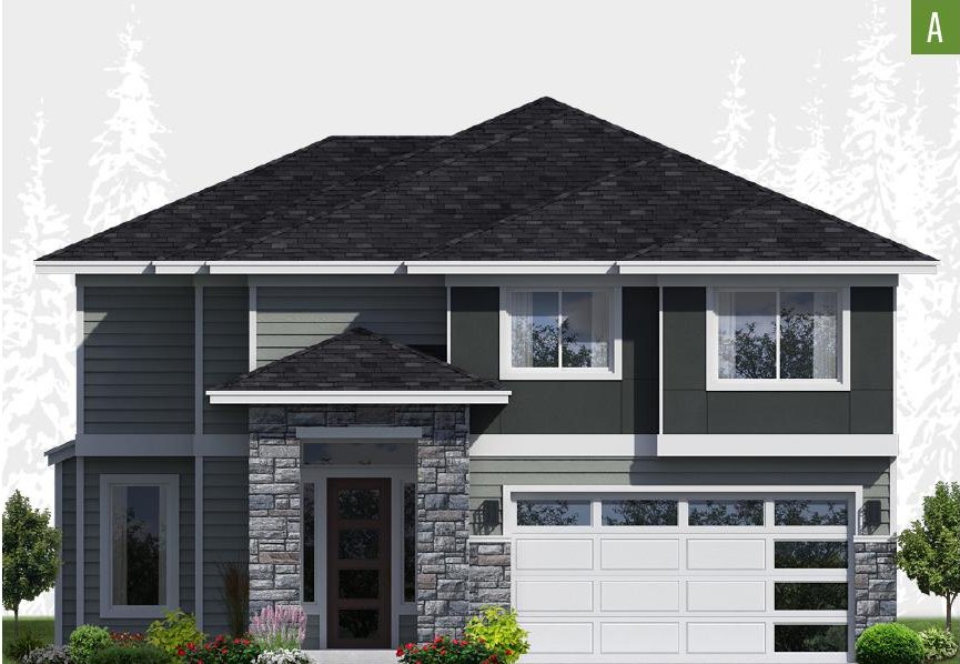 Exterior elevation of Home Plans NW Plan 2960