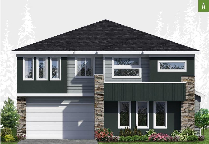 Exterior elevation of Home Plans NW Plan 2964