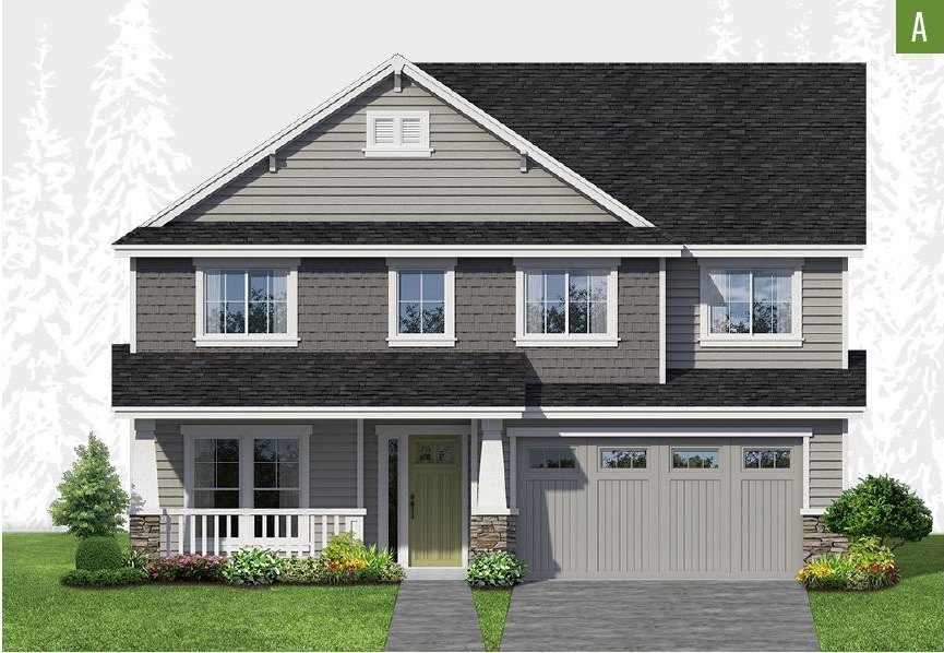 Exterior elevation of Home Plans NW Plan 2967