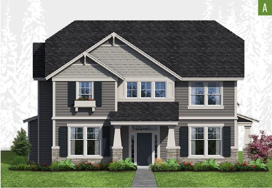 Exterior elevation of Home Plans NW Plan 2989