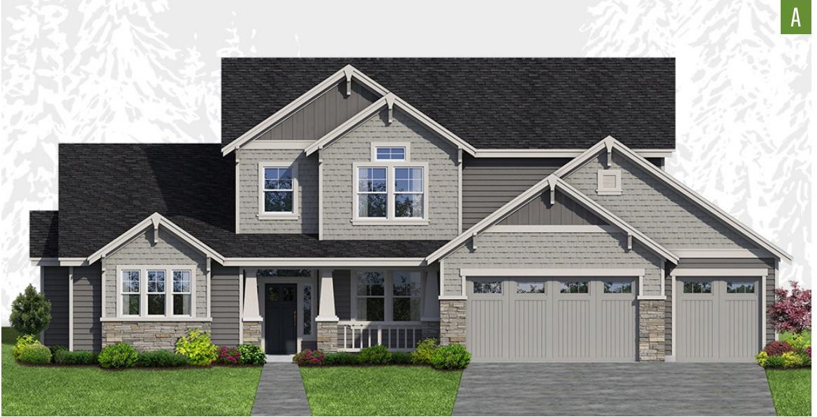 Exterior elevation of Home Plans NW Plan 2994