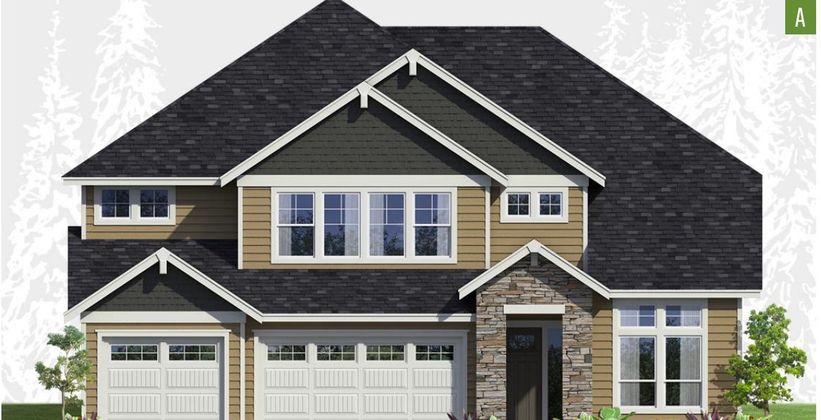 Exterior elevation of Home Plans NW Plan 3009
