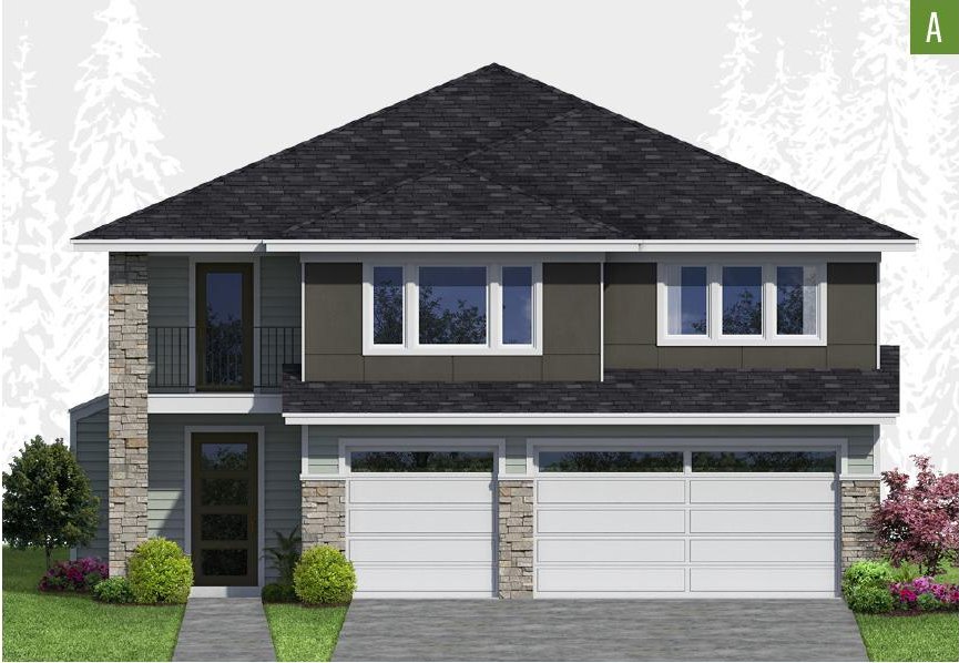 Exterior elevation of Home Plans NW Plan 3014