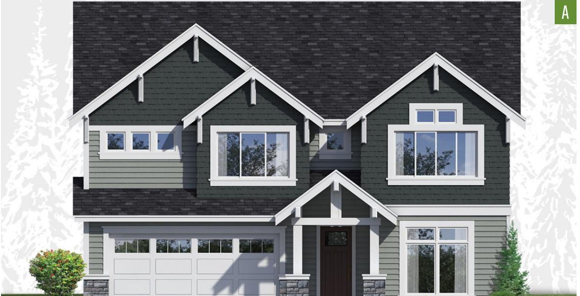 Exterior elevation of Home Plans NW Plan 3038
