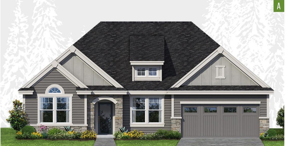 Exterior elevation of Home Plans NW Plan 3046-A