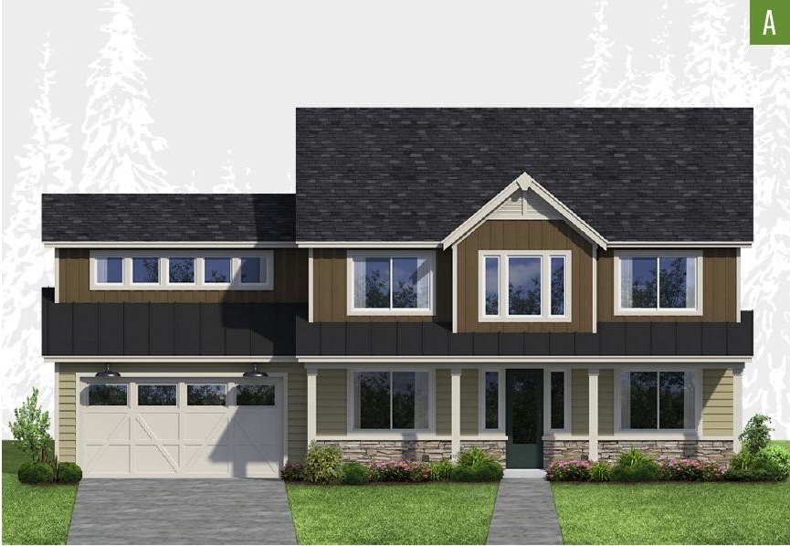 Exterior elevation of Home Plans NW Plan 3046