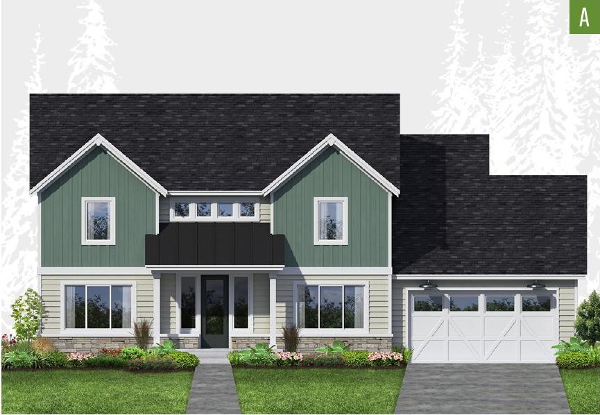 Exterior elevation of Home Plans NW Plan 3084
