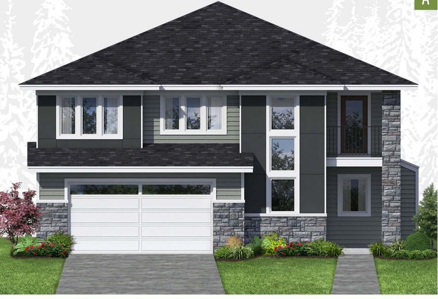Exterior elevation of Home Plans NW Plan 3086