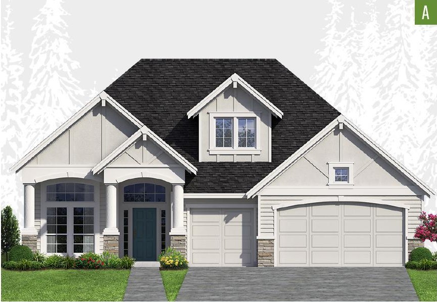 Exterior elevation of Home Plans NW Plan 3168-AB
