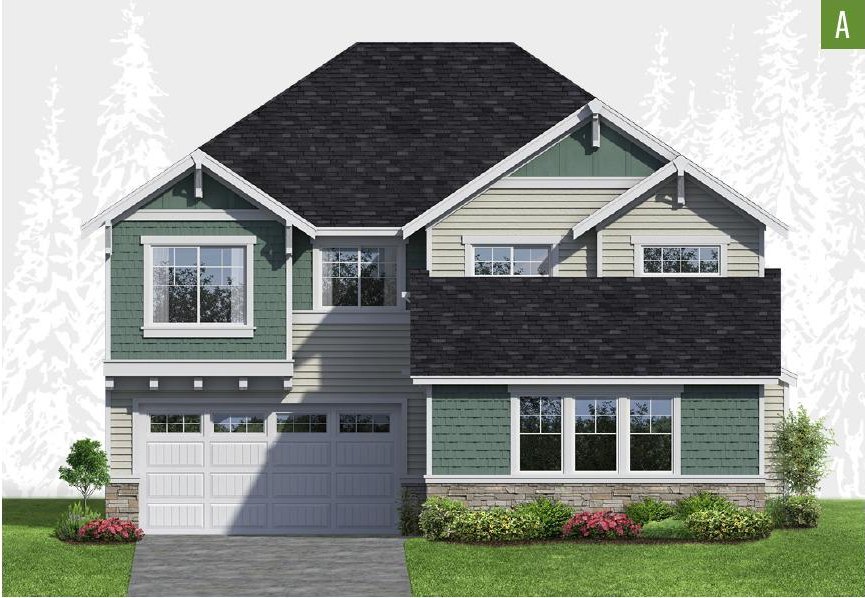 Exterior elevation of Home Plans NW Plan 3184