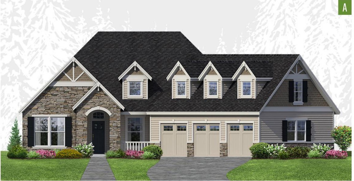 Exterior elevation of Home Plans NW Plan 3248-A