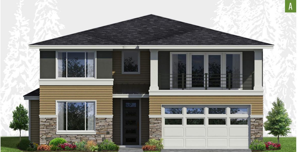Exterior elevation of Home Plans NW Plan 3278