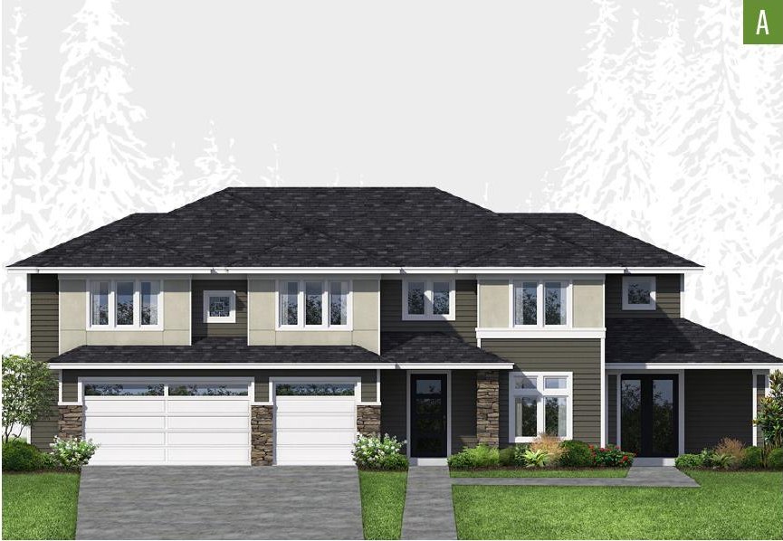 Exterior elevation of Home Plans NW Plan 3468