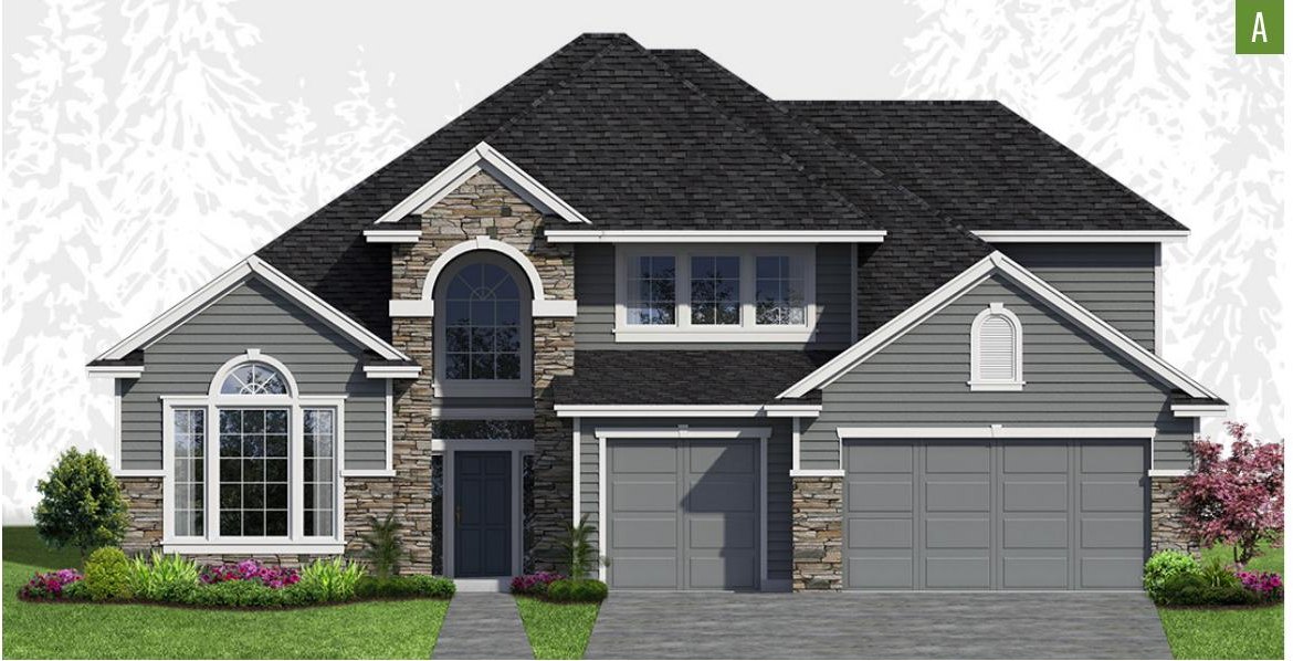 Exterior elevation of Home Plans NW Plan 3469