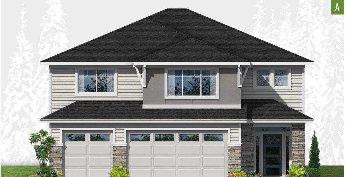 Exterior elevation of Home Plans NW Plan 3553-A