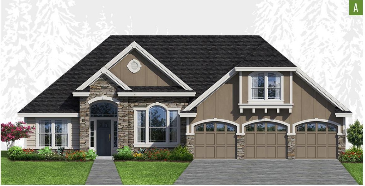 Exterior elevation of Home Plans NW Plan 4219-A